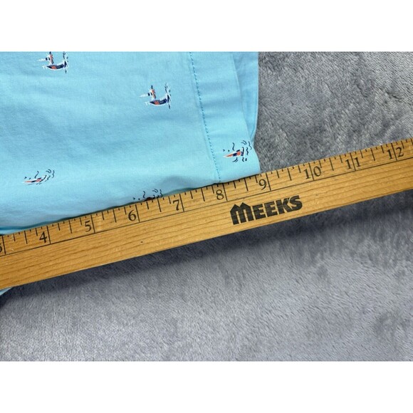 IZOD Shorts Mens‎ 40 Harborside Printed Blue Twill w/ Sailboats 9.5"  New $62 - Picture 10 of 12